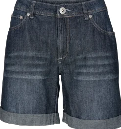 Strandmode|heine Jeans-Shorts darkdenim