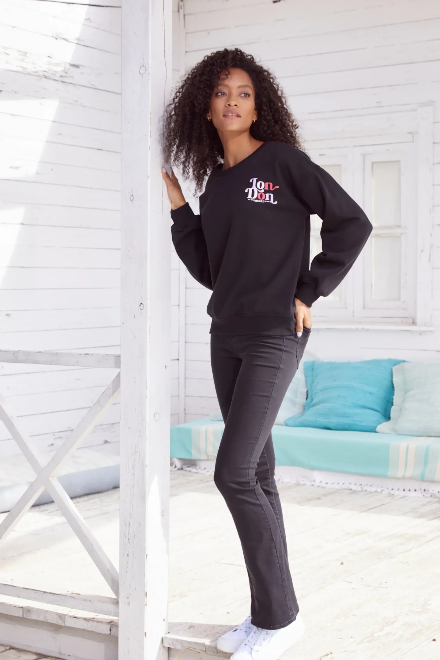 Strandmode|Hosen|Buffalo Jeggings schwarz-jeans
