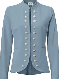 Blazer|heine Jersey-Blazer rauchblau