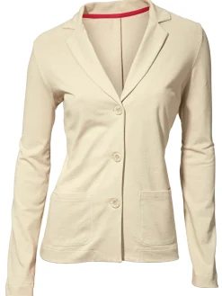 Strandmode|Basics|heine Jerseyblazer aus Baumwolle, ungefüttert sand