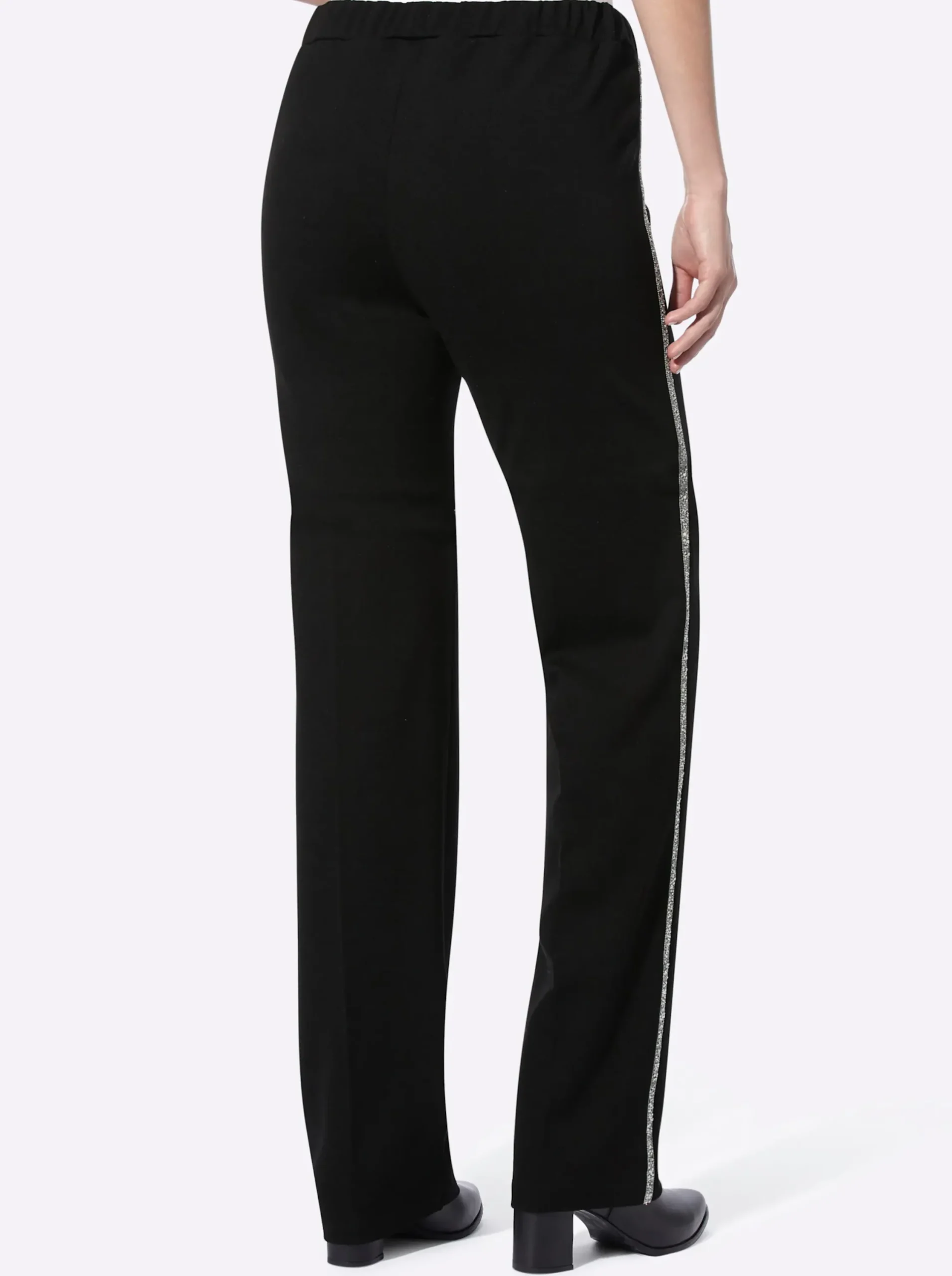 Hosen|heine Jersey-Hose schwarz