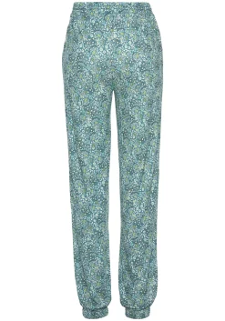 Hosen|Vivance Jerseyhose grün-bedruckt