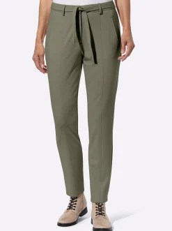 Hosen| Jerseyhose inklusive Bindegürtel khaki