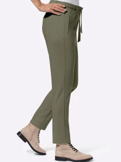 Hosen| Jerseyhose inklusive Bindegürtel khaki