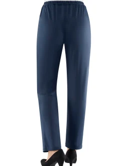 Hosen| Jerseyhose mit Bindeband marine
