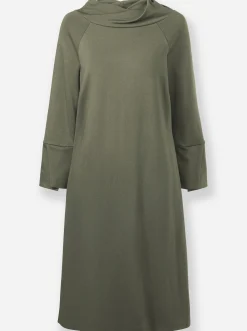 Kleider|heine Jerseykleid khaki
