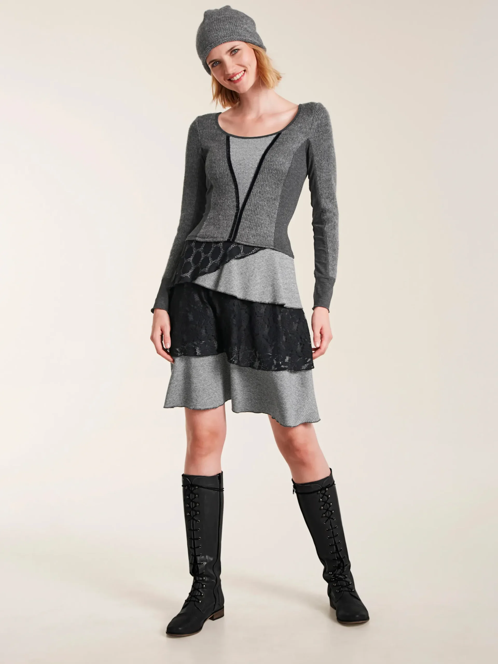 Kleider|heine Jerseykleid schwarz