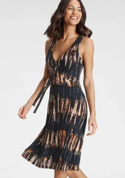 Strandkleider|Kleider|Buffalo Jerseykleid marine-bedruckt