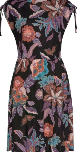 Kleider|Vivance Jerseykleid schwarz-bedruckt