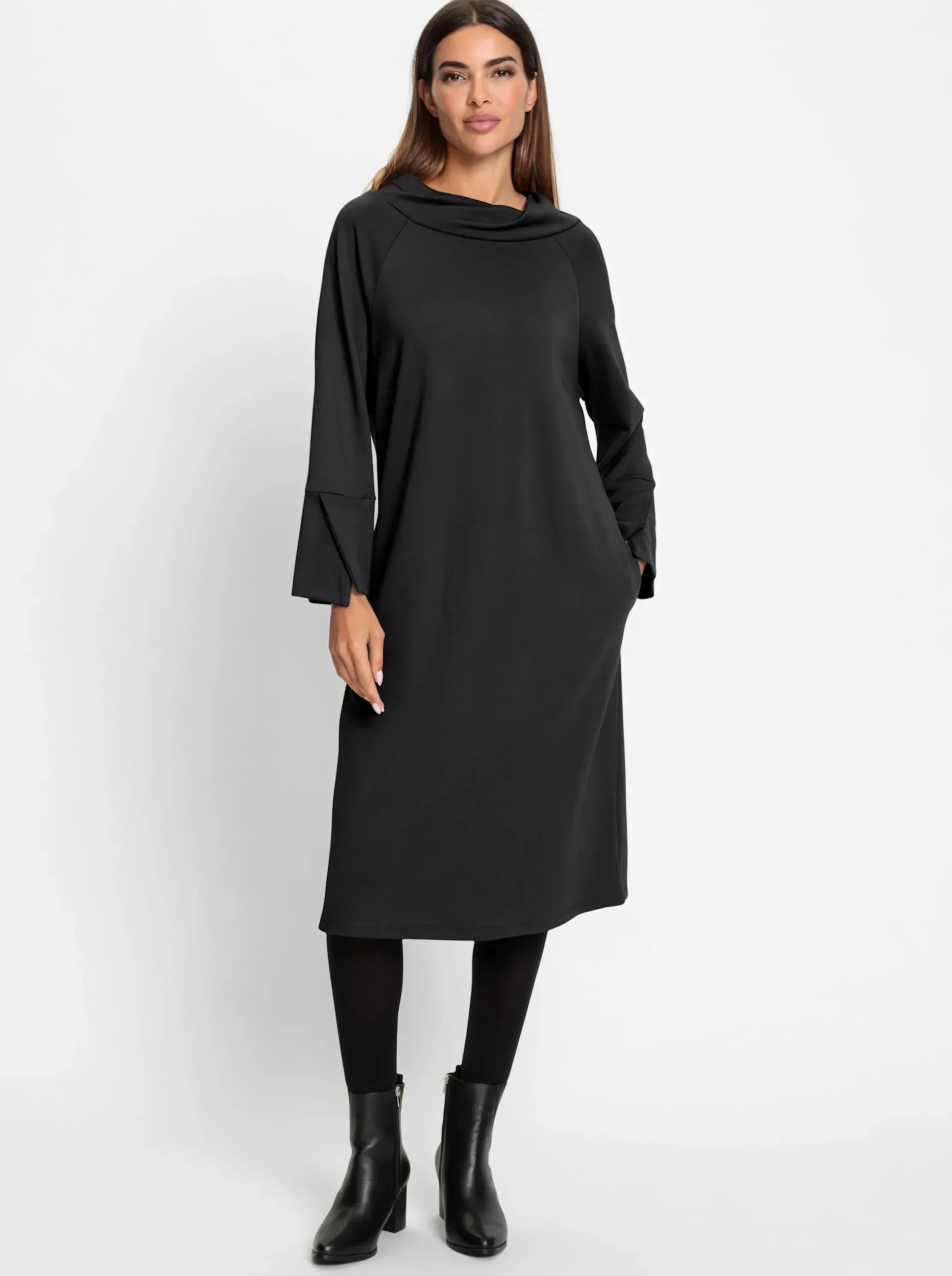 Kleider|heine Jerseykleid schwarz
