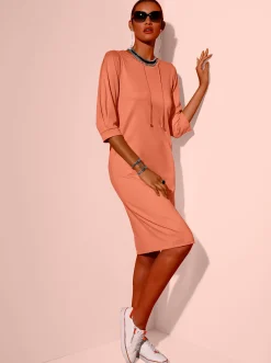 Kleider| Jerseykleid papaya