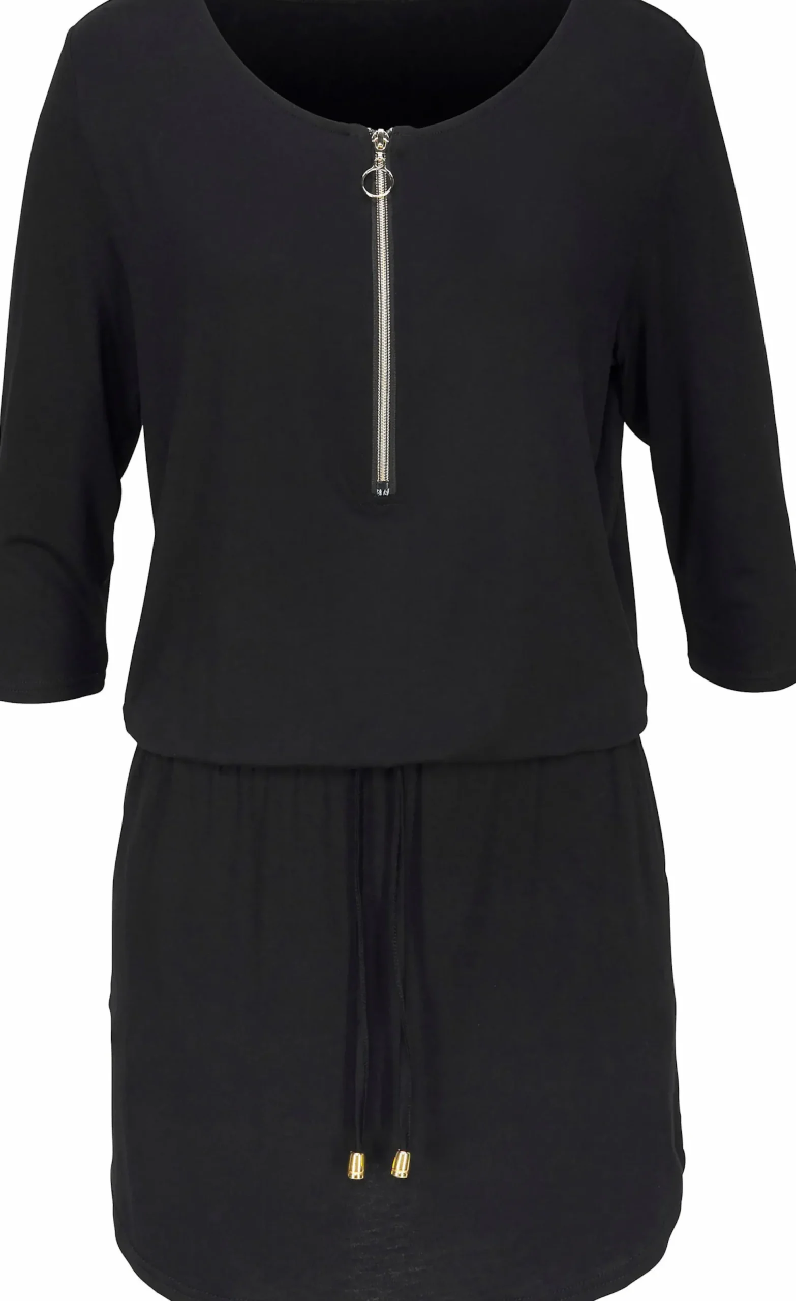 Strandkleider|LASCANA Jerseykleid schwarz