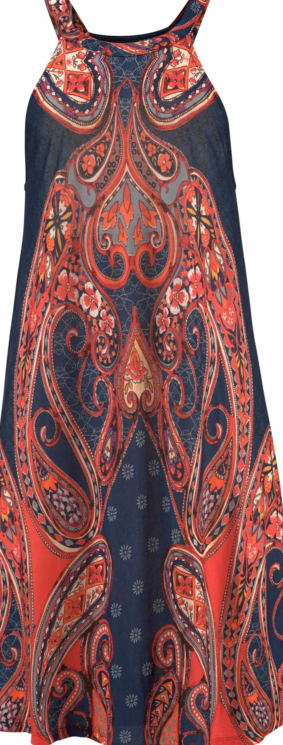 Strandkleider|LASCANA Jerseykleid marine-rot
