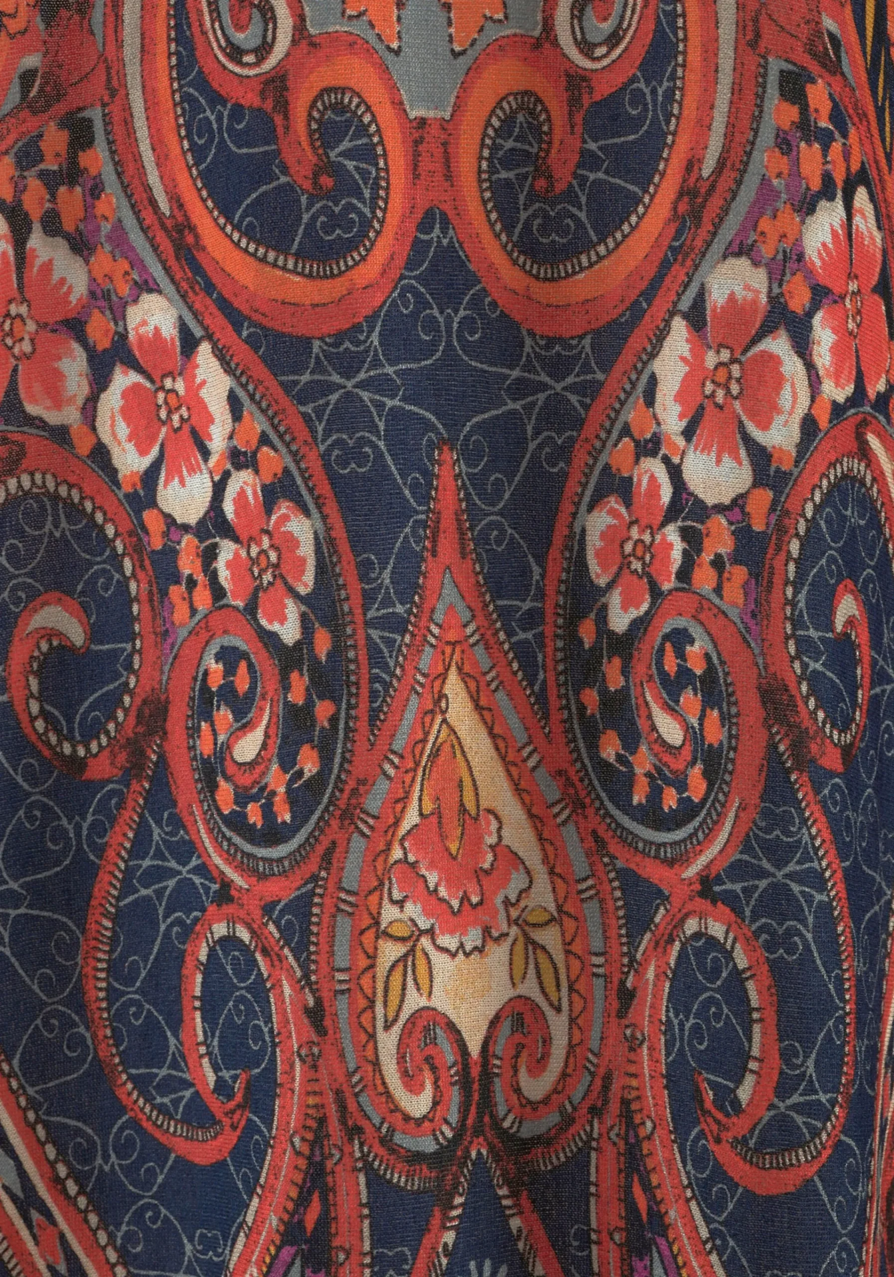 Strandkleider|LASCANA Jerseykleid marine-rot