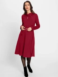 Kleider|heine Jersey-Kleid kirsche