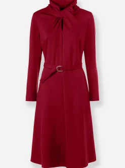 Kleider|heine Jersey-Kleid kirsche