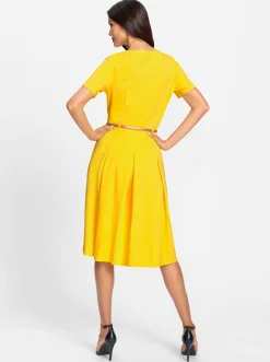 Kleider|heine Jerseykleid sonnengelb