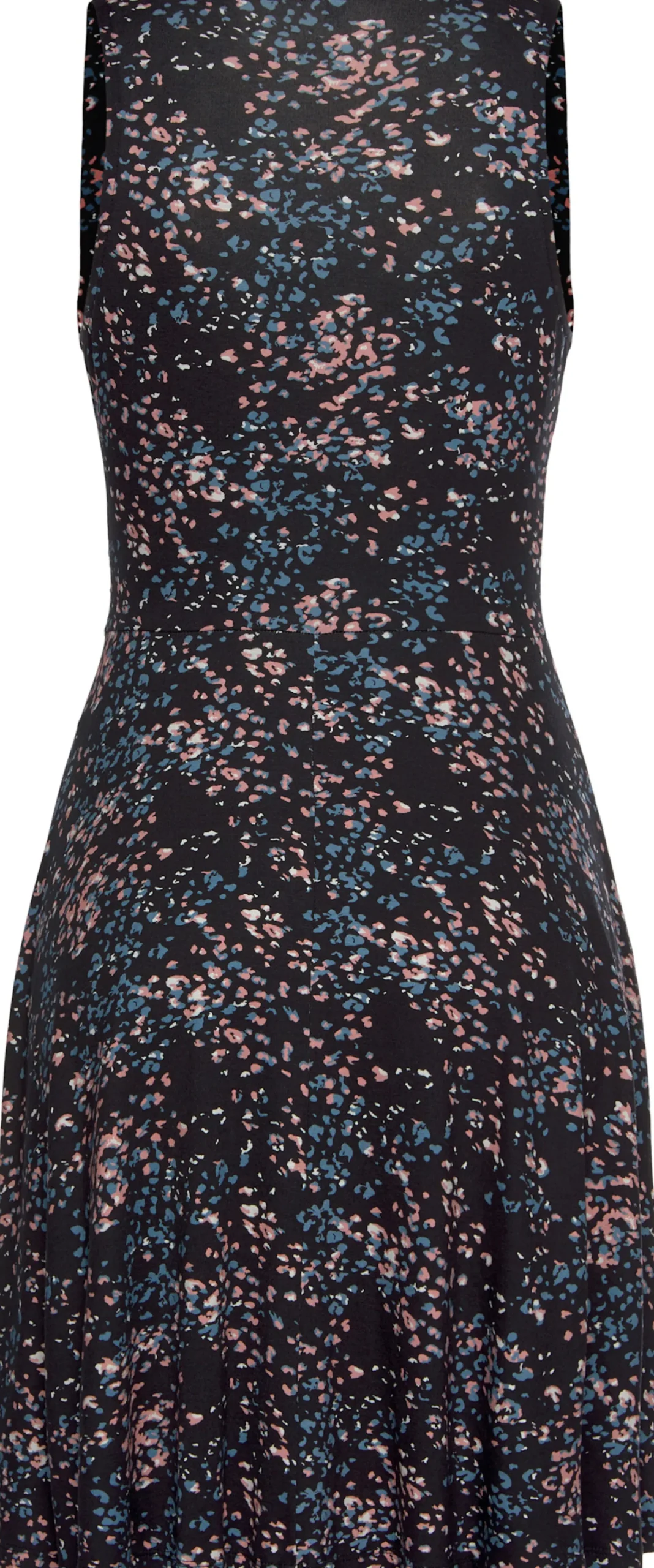 Strandkleider|Vivance Jerseykleid schwarz-rose-bedruckt