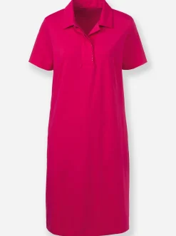 Kleider|heine Jerseykleid mit Glitzersteinen pink