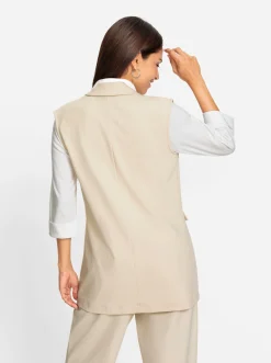 Jacken| Jerseyweste sand