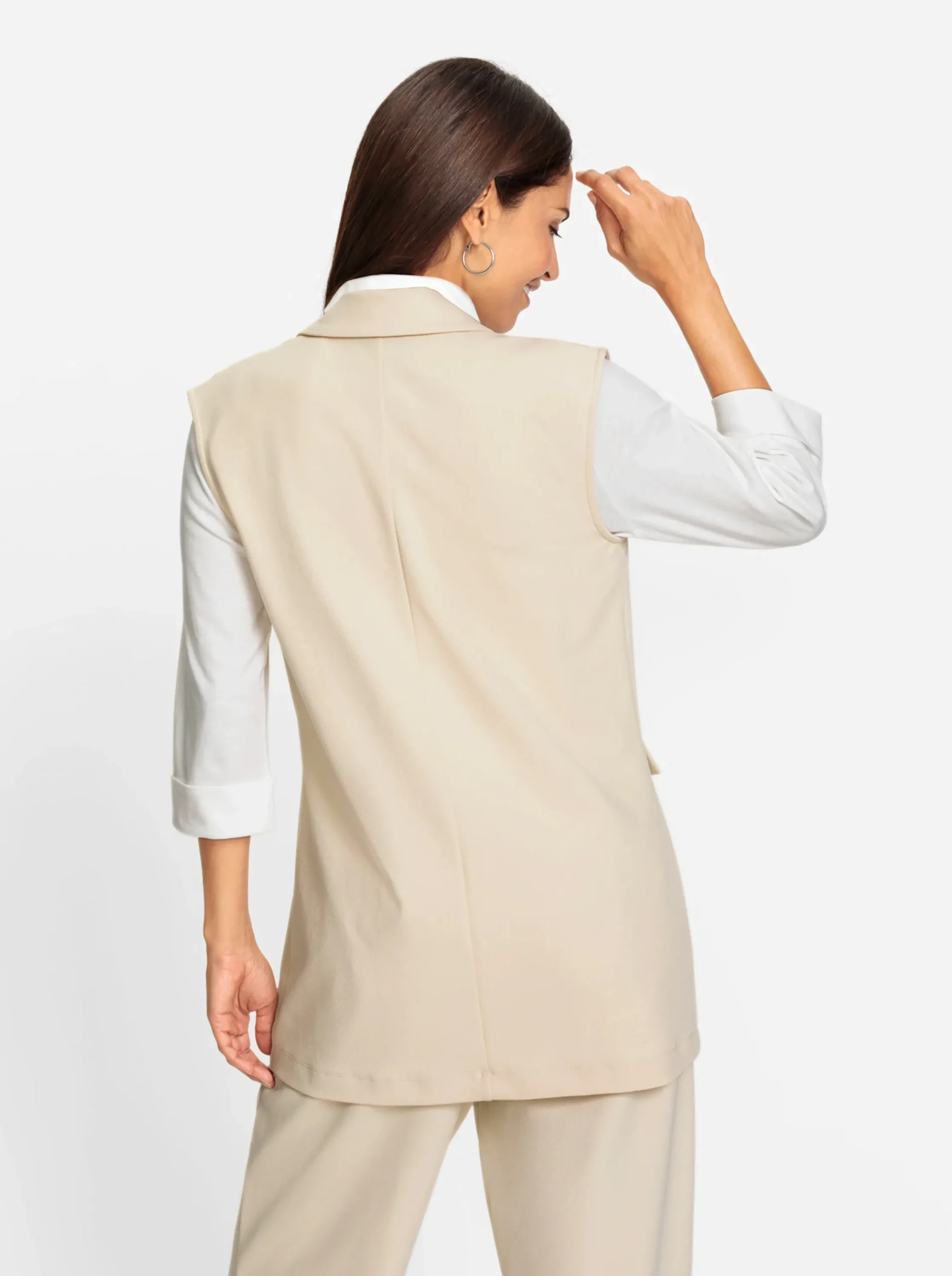 Jacken| Jerseyweste sand