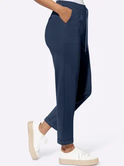 Hosen| Jogg Pants in Interlock-Qualität dunkelblau