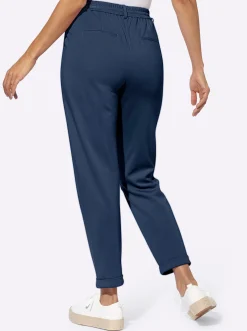 Hosen| Jogg Pants in Interlock-Qualität dunkelblau
