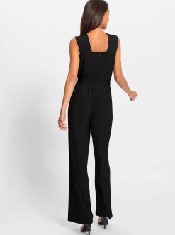 Overalls|heine Jumpsuit mit rückwärtigem Reißverschluss schwarz