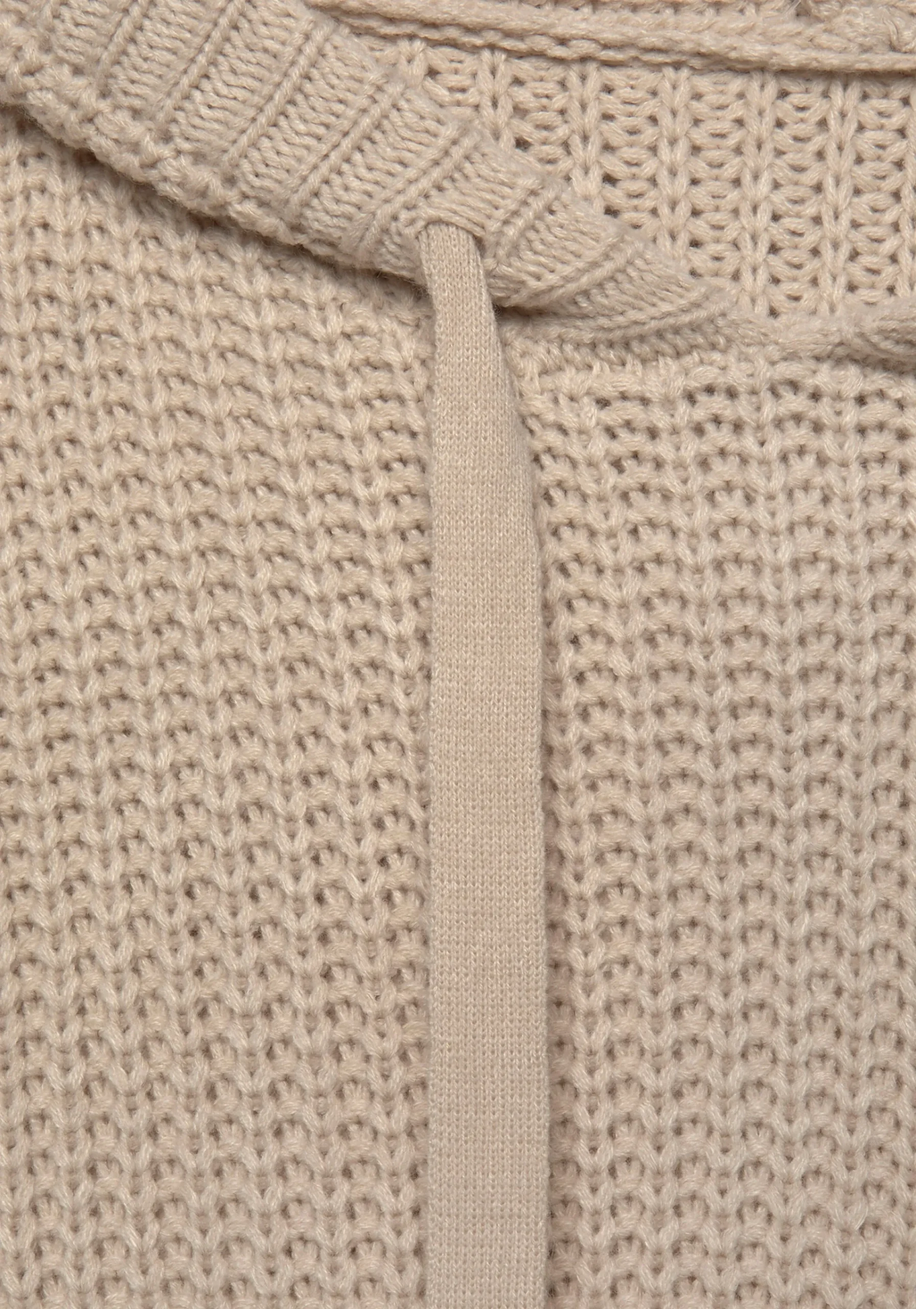 Strandmode|Pullover|LASCANA Kapuzenpullover beige