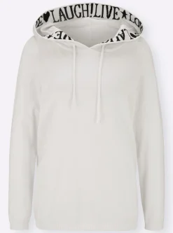 Pullover|heine Kapuzenpullover ecru