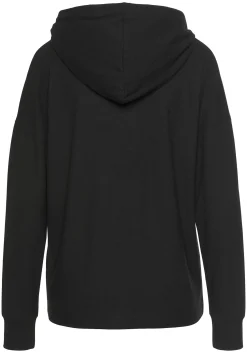 Pullover|LASCANA Kapuzenpullover schwarz