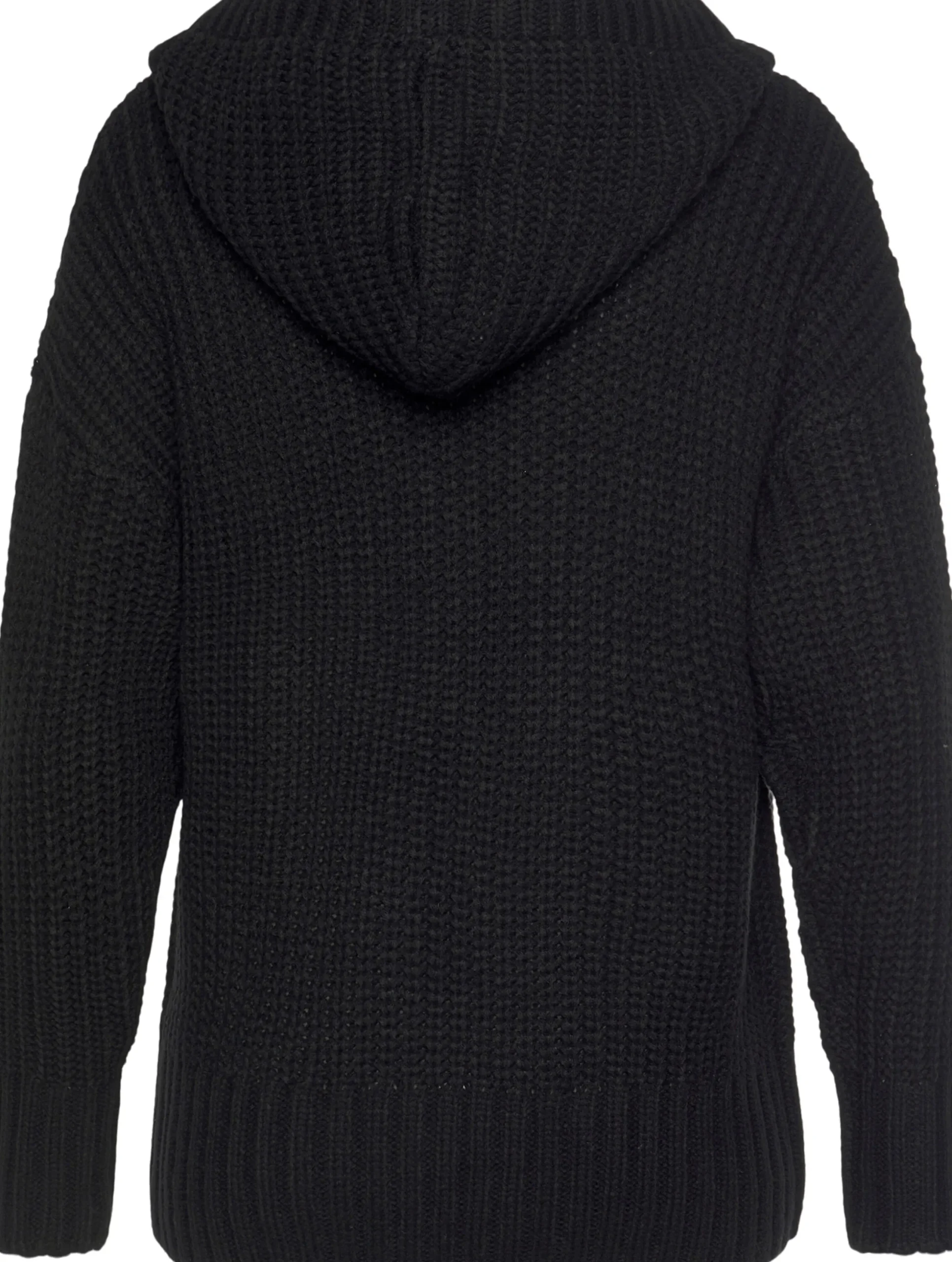 Pullover|LASCANA Kapuzenpullover schwarz