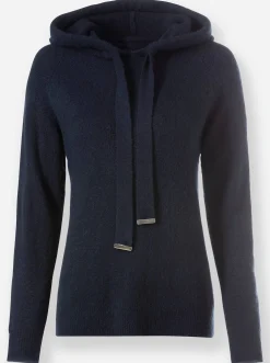 Pullover|heine Kapuzenpullover in Flausch-Qualität marine