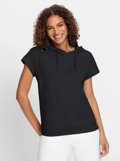 Shirts| Kapuzenshirt schwarz