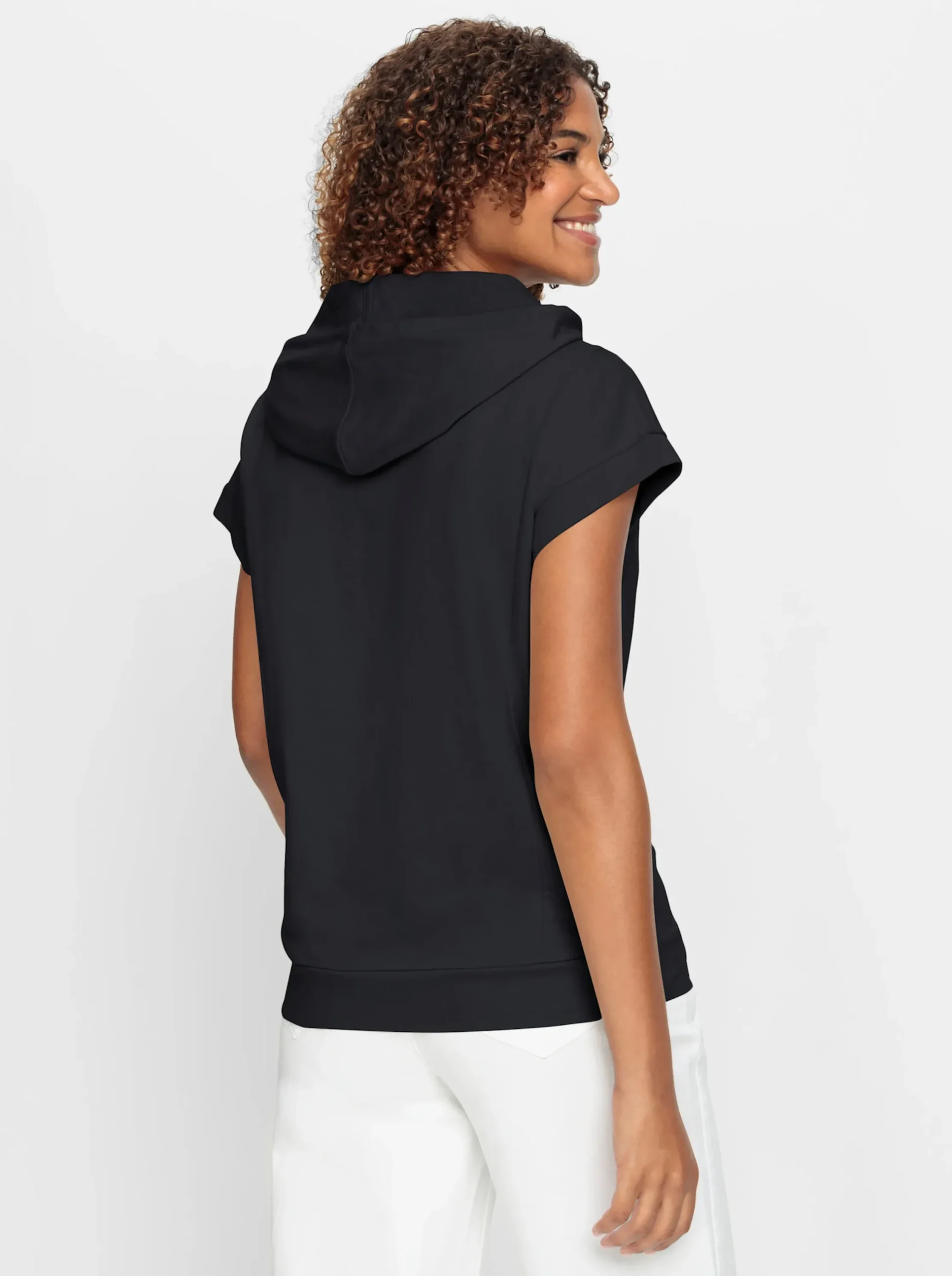 Shirts| Kapuzenshirt schwarz