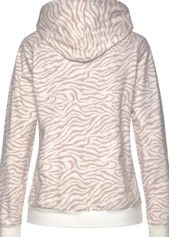 Shirts|LASCANA Kapuzensweatjacke beige-nougat