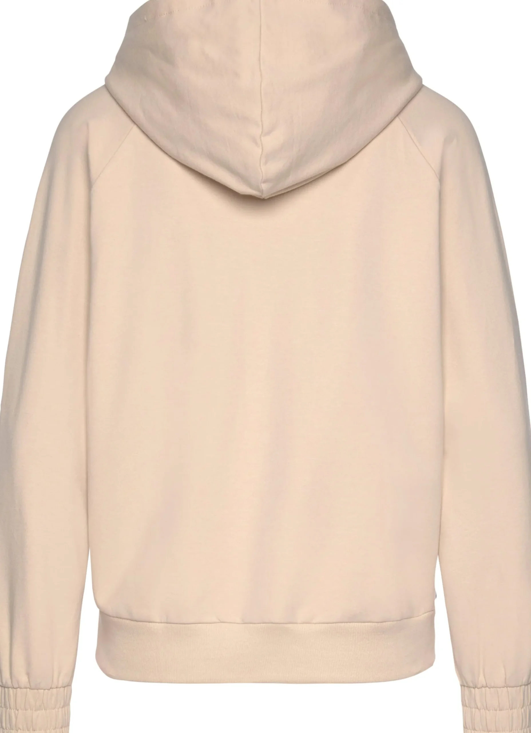Jacken|Shirts| Kapuzensweatjacke beige