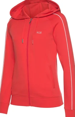 Homewear|Homewear|H.I.S Kapuzensweatjacke rot