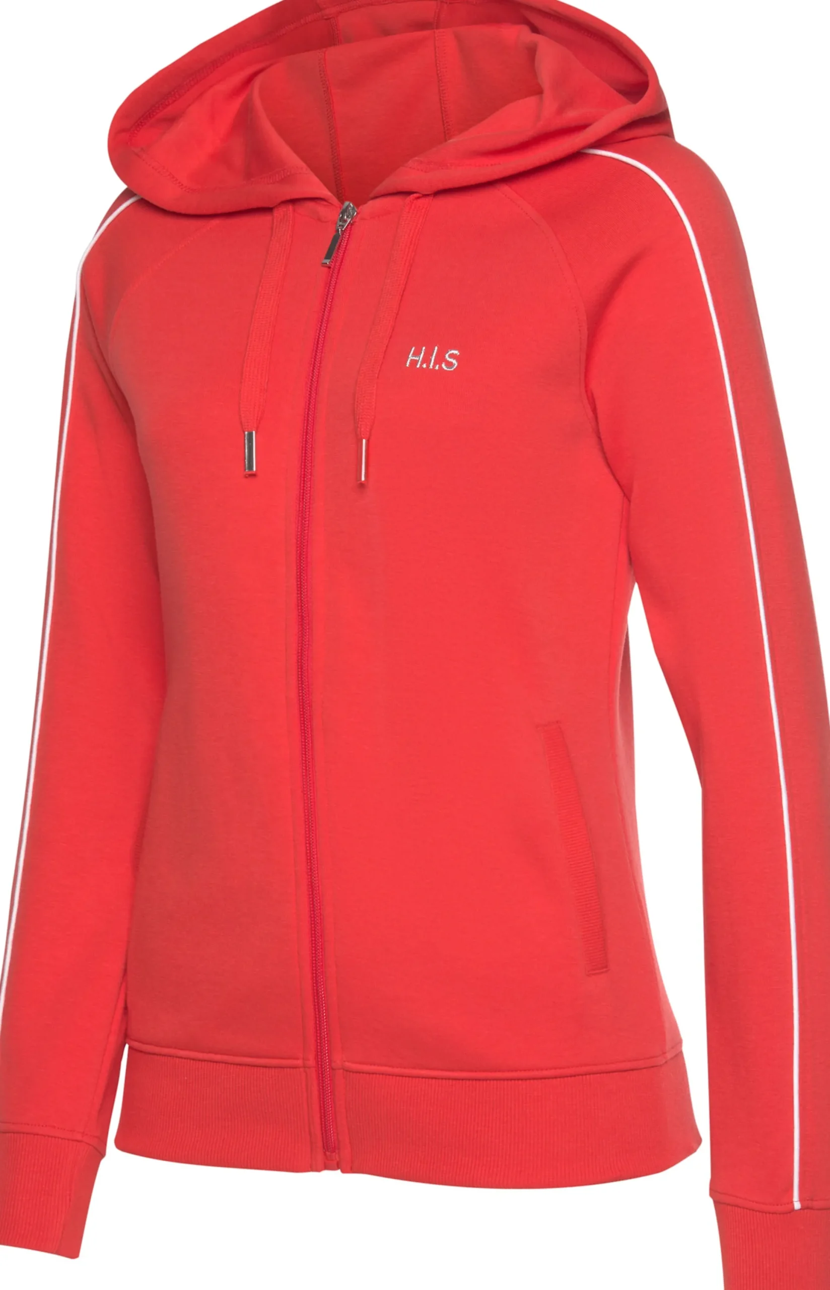 Homewear|Homewear|H.I.S Kapuzensweatjacke rot