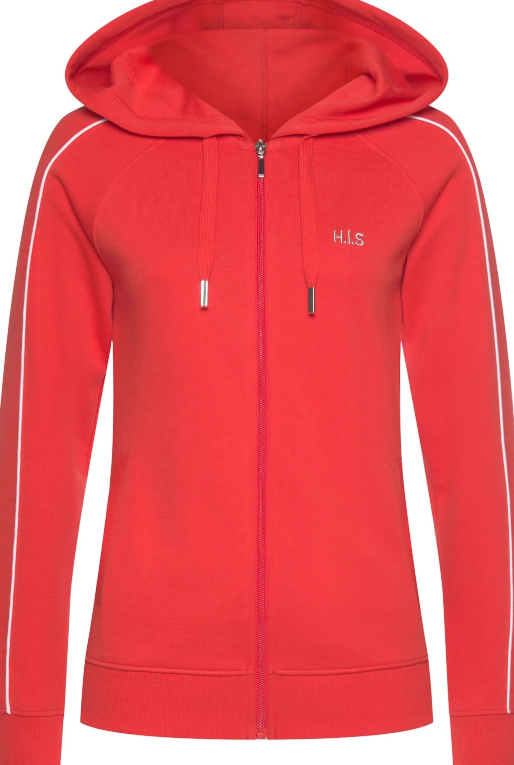 Homewear|Homewear|H.I.S Kapuzensweatjacke rot