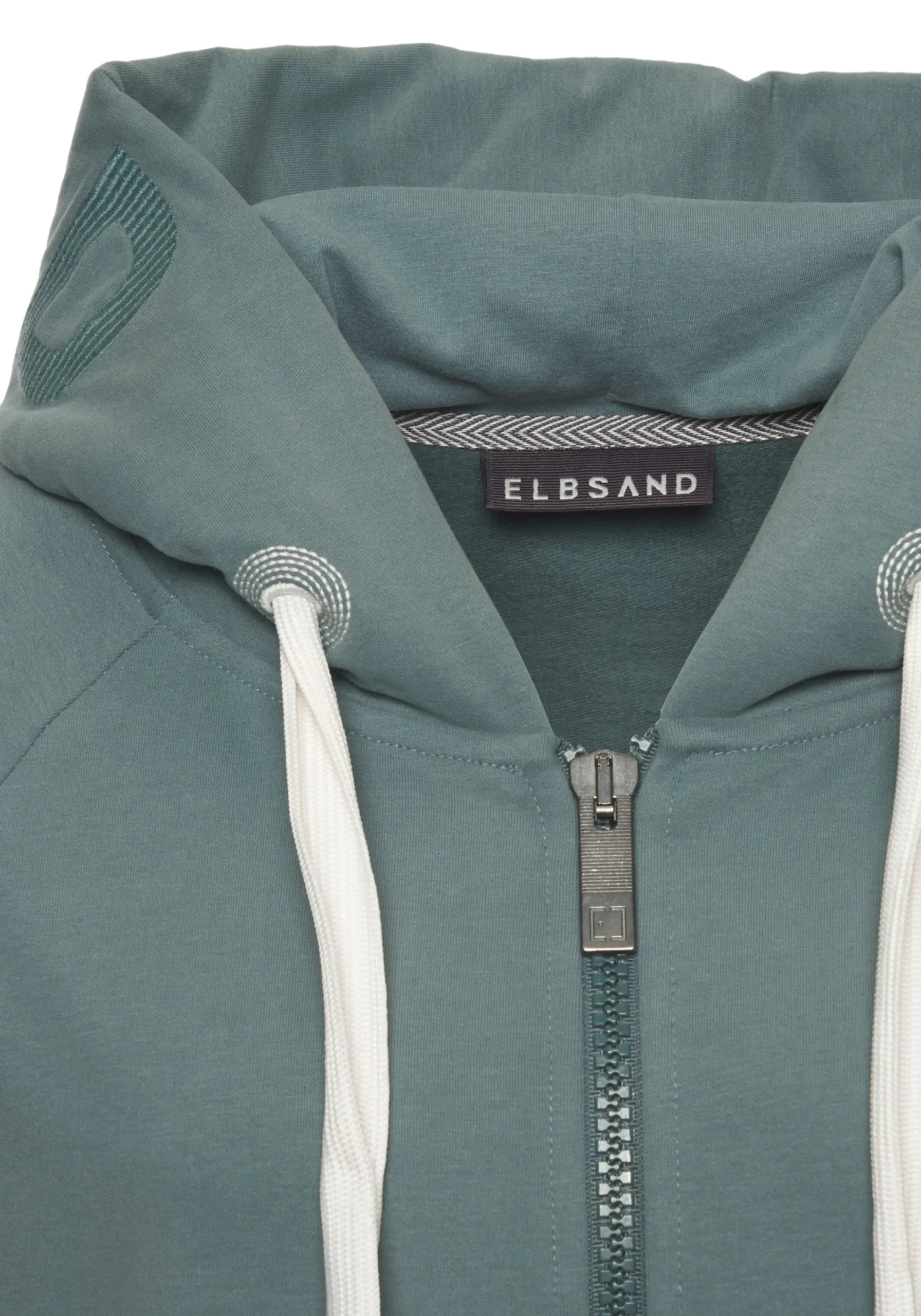 Homewear|Elbsand Kapuzensweatjacke petrol