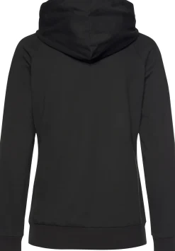 Homewear|Strandmode|LASCANA Kapuzensweatjacke schwarz