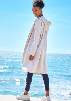 Homewear|Homewear|H.I.S Kapuzensweatjacke hellbeige