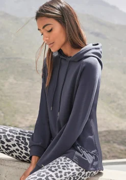 Shirts|LASCANA Kapuzensweatshirt anthrazit