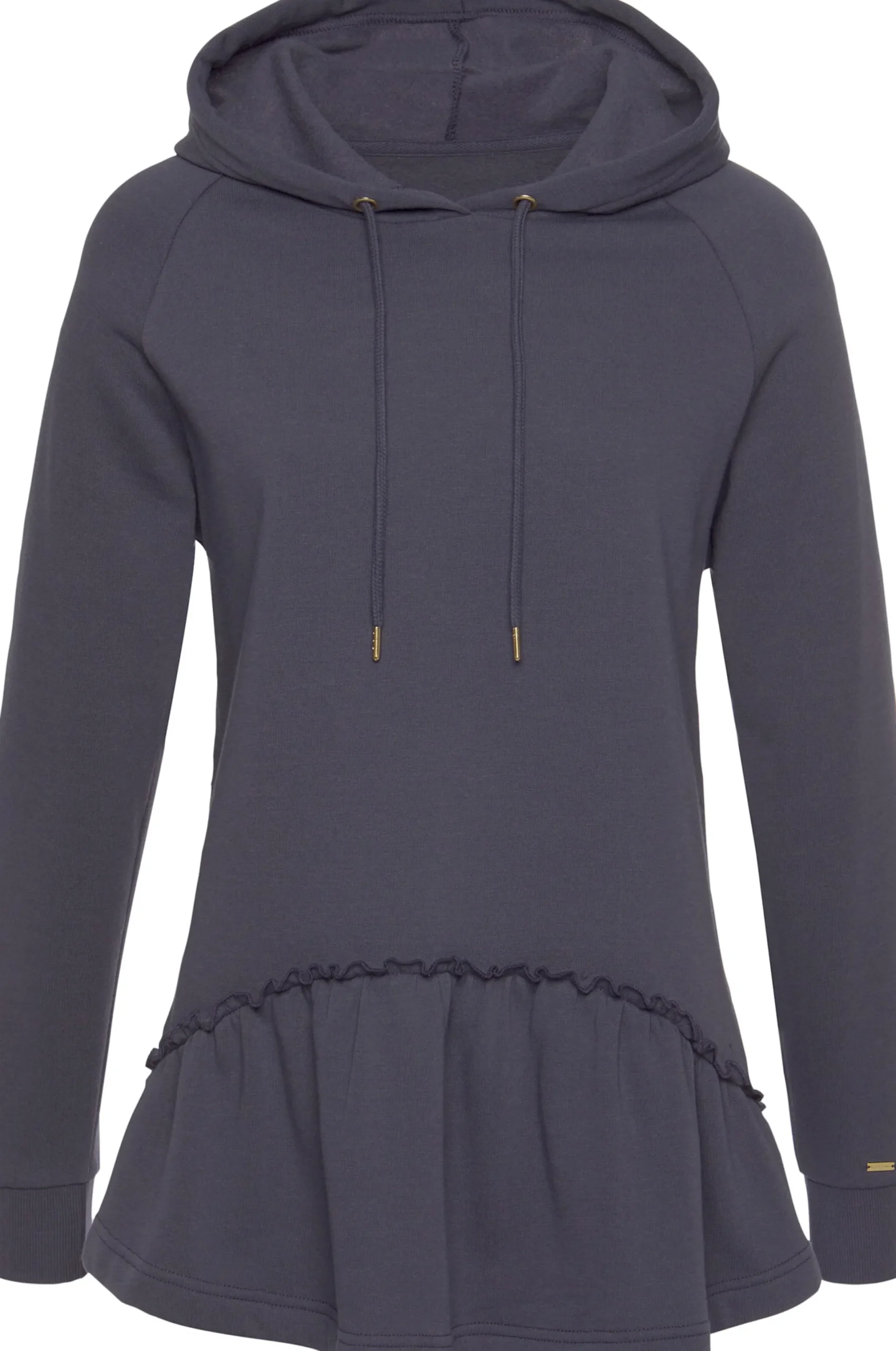 Shirts|LASCANA Kapuzensweatshirt anthrazit