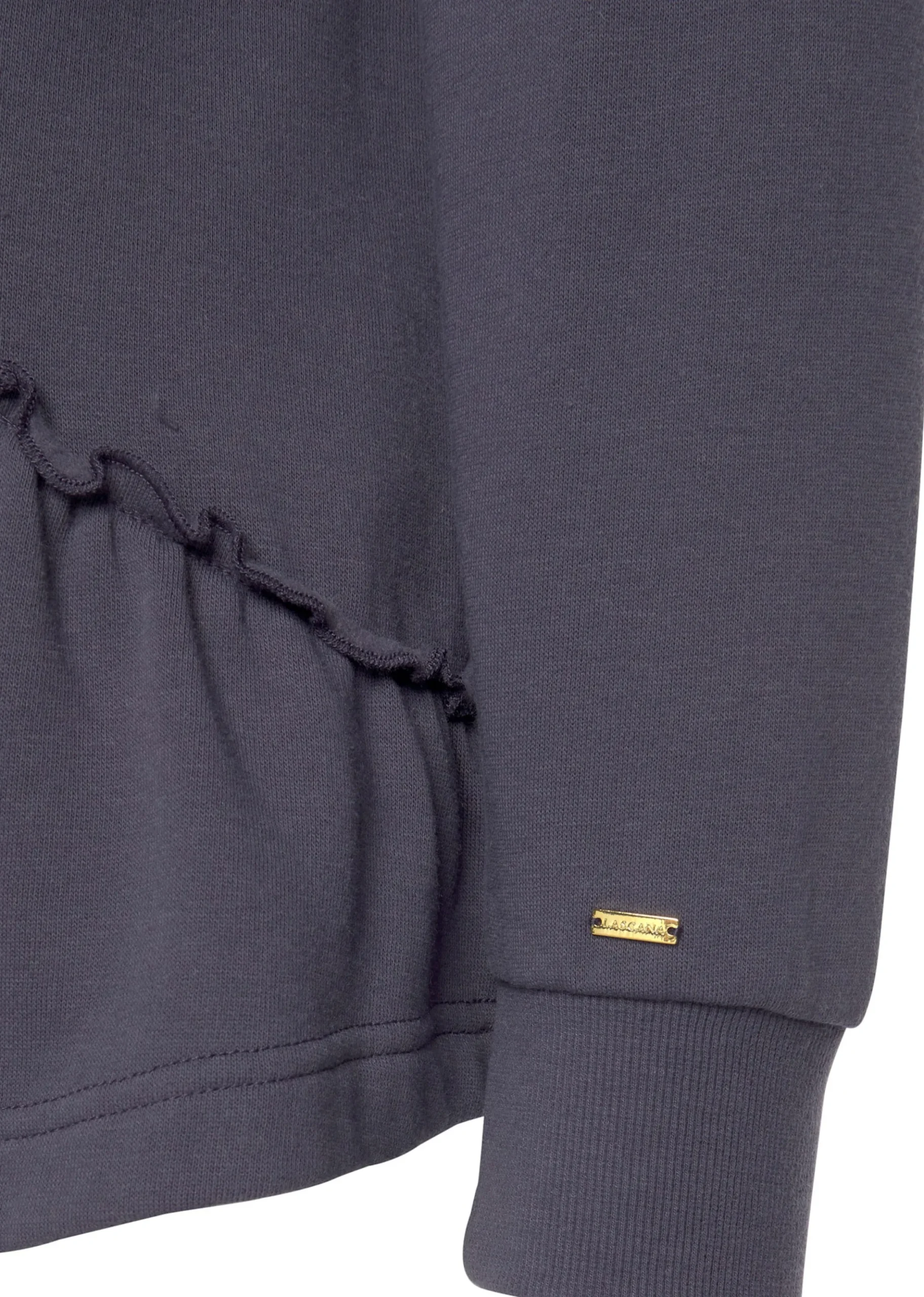 Shirts|LASCANA Kapuzensweatshirt anthrazit