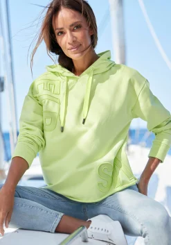 Pullover|Shirts|Elbsand Kapuzensweatshirt limone
