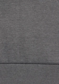 Pullover| Kapuzensweatshirt anthrazit-meliert-schwarz