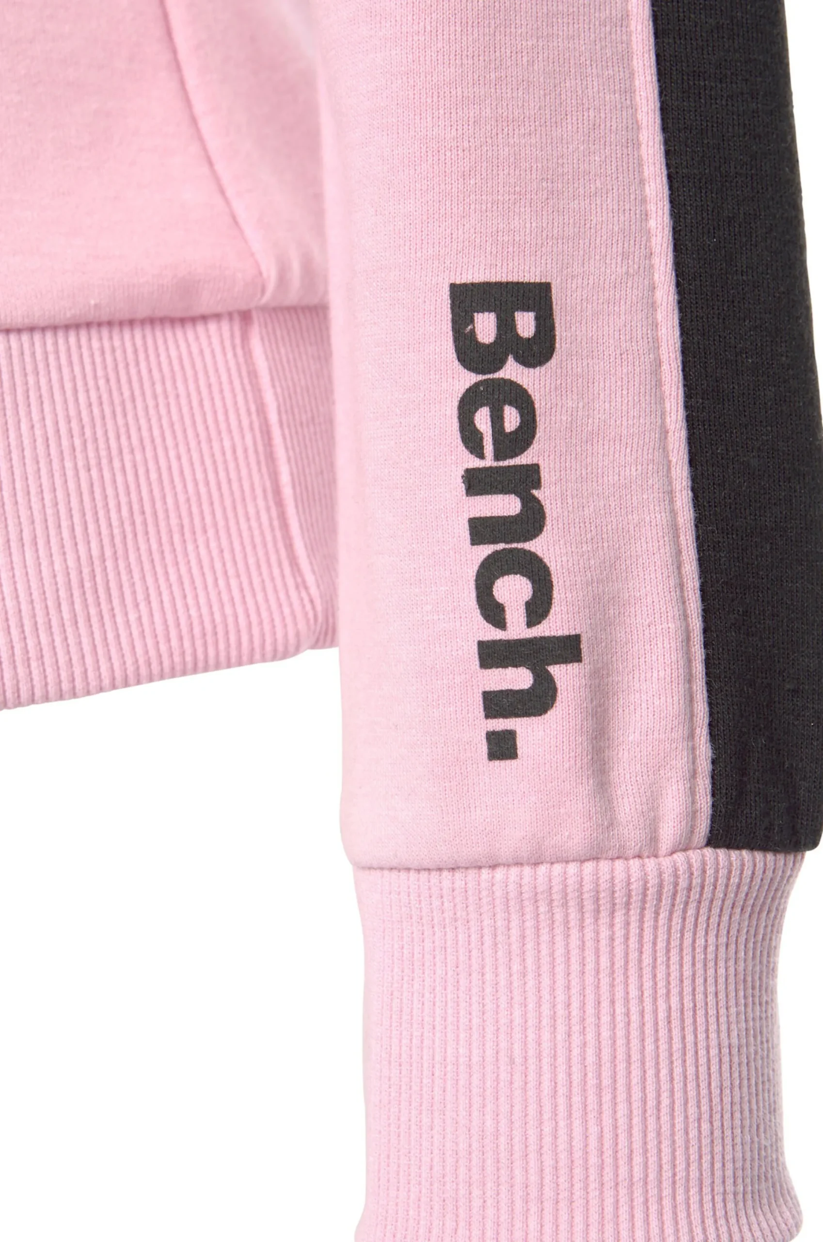 Pullover|Shirts| Kapuzensweatshirt rosa-schwarz
