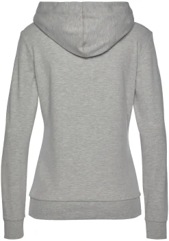Pullover| Kapuzensweatshirt hellgrau-meliert